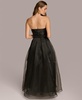 Donna Karan Women's Sweetheart Neck Strapless Chiffon Dress