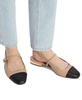 Women's Sadey Cap-Toe Slingback Flats