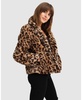 Women's Last Call Leopard Faux Fur Jacket