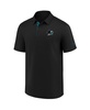 Men's Black San Jose Sharks Authentic Pro Locker Room Performance Polo Shirt