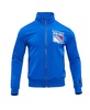 Men's Blue New York Rangers Classic Chenille Full-Zip Track Jacket