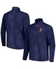 Men's Navy Illinois Fighting Illini Delray Frond IslandZone Half-Zip Jacket