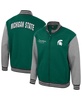 Men's Green Michigan State Spartans Ambi-Turner Full-Zip Varsity Jacket