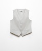 Women's Pinstriped Suit Vest