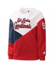 Women's White, Red St. Louis Cardinals Shutout Pullover Sweatshirt