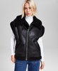 Women's Faux-Fur-Trim Vest, Created for Macy's