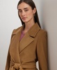 Women's Double-Faced Wool-Blend Wrap Coat