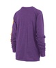 Women's Purple LSU Tigers Plus Size Two-Hit Canyon Long Sleeve T-shirt