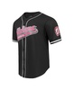 Men's Black Alabama Crimson Tide Mesh Full-Button Replica Baseball Jersey