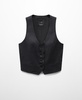 Women's Linen Suit Vest