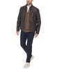 Men's Faux-Leather Motto Jacket