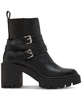 Women's Pike Moto Buckle Lug Sole Booties