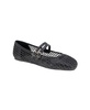 Women's Harisa Woven Square-Toe Mary Jane Ballet Flats