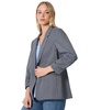 Petite Ruched-Sleeve Open-Front Jacket