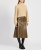 Women's Maddelena Faux-Leather Midi Skirt