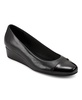 Women's Gracey Round Toe Slip-on Wedge Dress Pumps