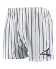 Men's White, Navy Chicago White Sox Vigor Pinstripe Boxer Shorts