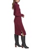 Women's Ribbed Turtleneck Midi Dress