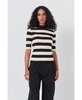 Women's Striped Knit Top