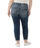 Plus Size Boyfriend Mid Rise Slim Leg Luxe Stretch Jeans