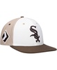 Men's White, Brown Chicago White Sox Chocolate Ice Cream Drip Snapback Hat