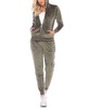 Women's Velour Tracksuit Loungewear 2pc Set