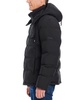 Men's Hooded Stretch Zip-Front Puffer Coat