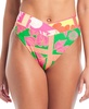 Women's V-Waist Printed High-Leg Bikini Bottoms, Created for Macy's