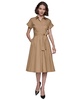 Women's Poplin Grommet Shirtdress