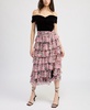 Women's Lyra Tiered Midi Skirt