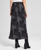 Women's Printed Maxi Slip Skirt, Exclusively at Macy's