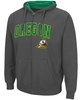 Men's Charcoal Oregon Ducks Arch Logo 3.0 Full-Zip Hoodie