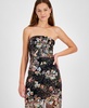 Women's Sequined Strapless Mini Dress