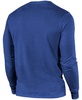 New York Giants Lockup Tri-Blend Long Sleeve T-shirt - Royal