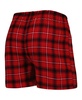 Men's Red, Black Tampa Bay Buccaneers Ledger Flannel Boxers