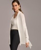 Donna Karan Women's Long-Sleeve Drape-Front Cardigan