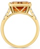 EFFY® Citrine (4-1/3 ct. t.w.) & Diamond (1/6 ct. t.w.) Statement Ring in 14k Gold