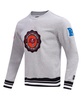 Men's Heather Gray Tampa Bay Buccaneers Crest Emblem Pullover Sweatshirt