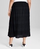 Trendy Plus Size Tiered Lace-Inset Skirt, Created for Macy's