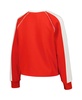 Women's Red Wisconsin Badgers Blindside Raglan Cropped Pullover Sweatshirt