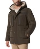 Men's Yarmouth Micro Sheen Parka Jacket with Fleece-Lined Hood