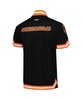 Men's Black Cincinnati Bengals Classic Warm-Up Short Sleeve Full-Snap Jacket