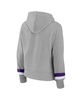 Women's Heather Gray Los Angeles Lakers Halftime Pullover Hoodie