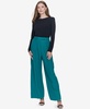 Women's Double-Pleated Mid-Rise Wide-Leg Pants