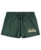 Women's White, Green Green Bay Packers Plus Size Downfield T-shirt and Shorts Sleep Set