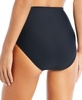 Women's Solid High-Waisted Bikini Bottoms