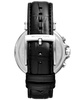 Women's Maren Chronograph Black Leather Watch 40mm