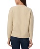 Petite Diagonal Knit Crewneck Sweater