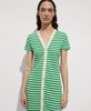 Women's Striped Jersey Dress