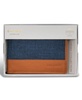 Men's Denim Collection Leather Bi-Fold Wallet